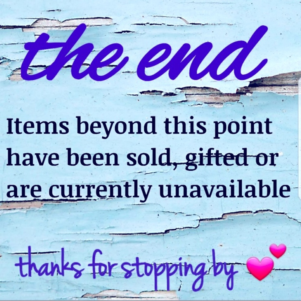 All items from here are sold